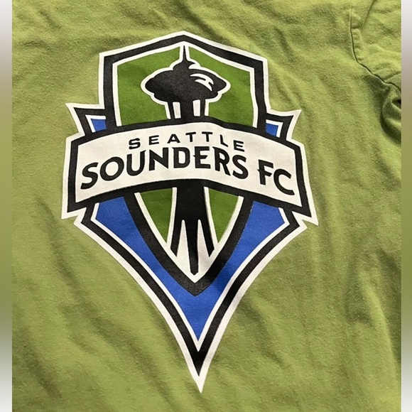 Sounders FC Soccer T-Shirt Short Sleeve, Green, Size 4T Toddler MLS - Picture 3 of 5
